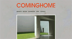 Desktop Screenshot of cominghome-interior.de